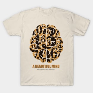 A Beautiful Mind - Alternative Movie Poster T-Shirt